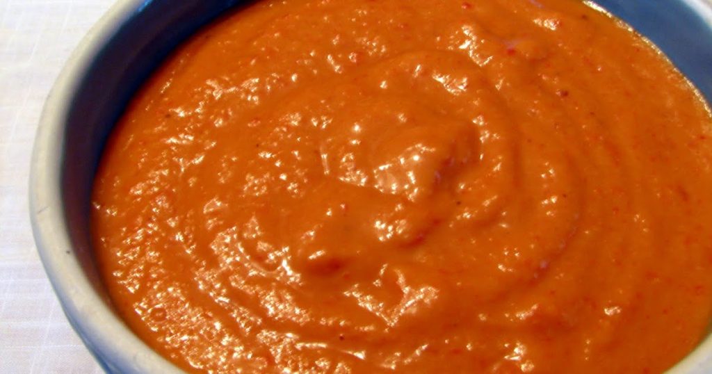 Shabbat Roasted Red Pepper Dip at YM&EE