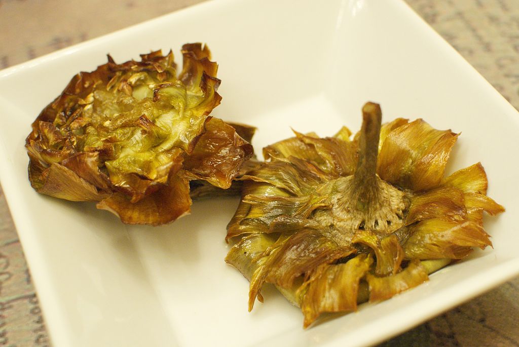 'Uptown' Carciofi-Alla-Giudia (Artichokes, Jewish Style) at YM&EE