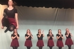 irish girls dancing at YM&TAK