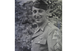 Remembering VE Day, Walter-Kehr wearing army uniform